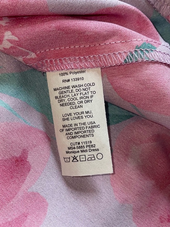 Show Me Your MuMu Monique Floral Tiered Ruffle Midi Dress - Picture 8 of 9